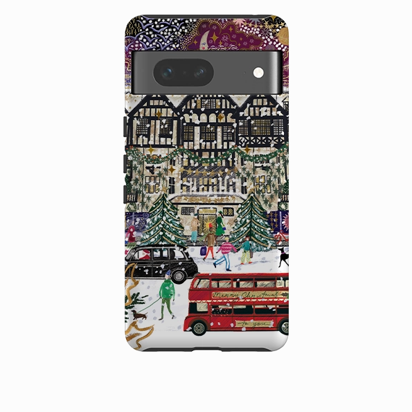 Google Tough Case - Christmas In London By Emma Frances Grant Minimal Build Texture