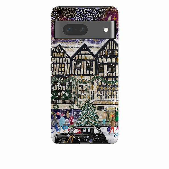 Strong Shell Modern Look Google Tough Case - Christmas In London II By Emma Frances Grant