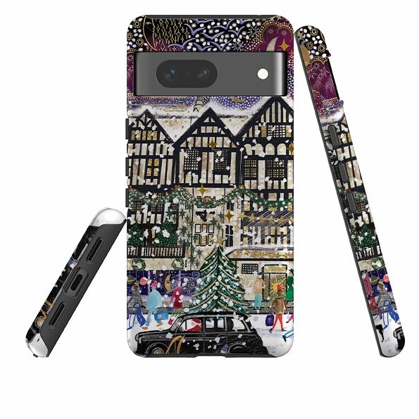 Google Tough Case - Christmas In London II By Emma Frances Grant Sleek Grip