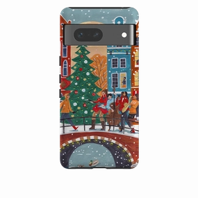 Google Tough Case - Christmas Music Amsterdam By Caroline Bonne Muller Durable Edge Finish