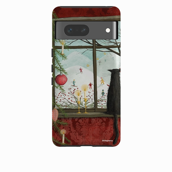 Google Tough Case -  Christmas Window By Maja Lindberg Stylish Grip Texture Comfort Grip