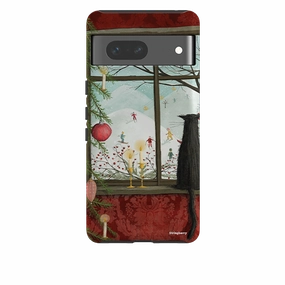 Google Tough Case -  Christmas Window By Maja Lindberg Stylish Grip Texture Comfort Grip