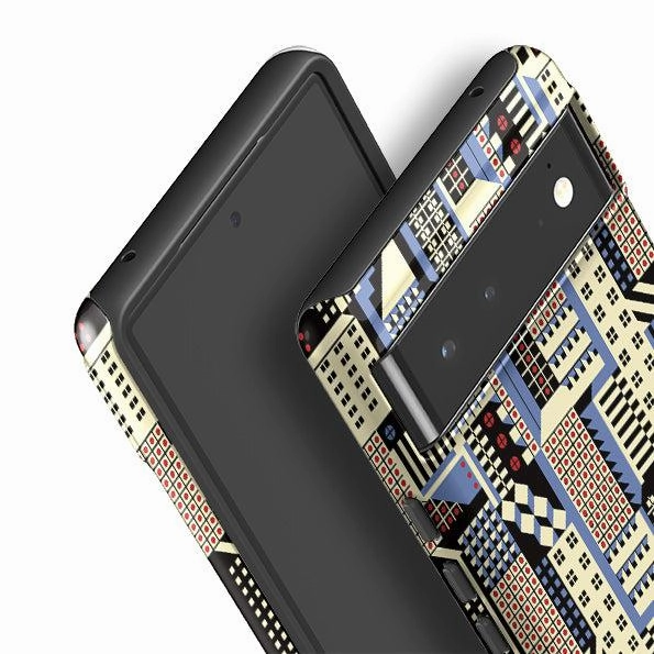Flexible frame Google Tough Case -  Cityscape By Cressida Bell