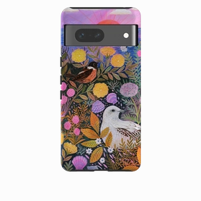 Slim Look Google Tough  Case - Clifftop Meadow By Lee Foster Wilson