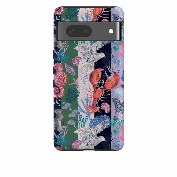 Google Tough  Case - Coastal Calling Stripe I by Emma Frances Grant Matte Surface Urban Texture
