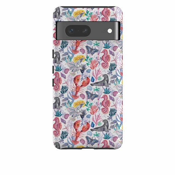 Google Tough  Case - Coastline Pattern B by Emma Frances Grant Luxury Texture Finish Vivid Finish