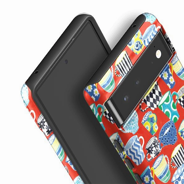 Modern Minimalism Flexible Touch Google Tough Case -  Coffee Break By Sarah Campbell