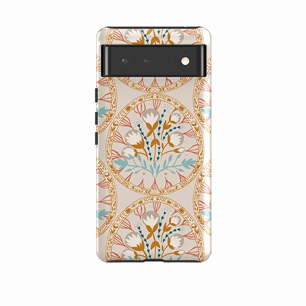 Shockproof Corners Premium Build Google Tough Case -  Cotton Floral By Nina Pace
