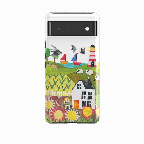 Rugged Texture Google Tough Case -  Countryscape I By Tracey English