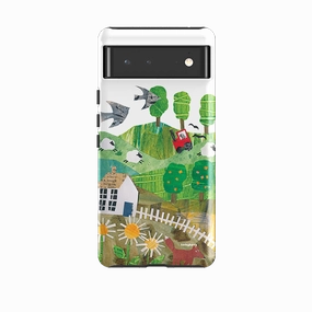 Stylish Detailing Durable Material Google Tough Case -  Countryscape IV By Tracey English