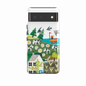 Shock Absorbing Google Tough Case -  Countryscape VII By Tracey English