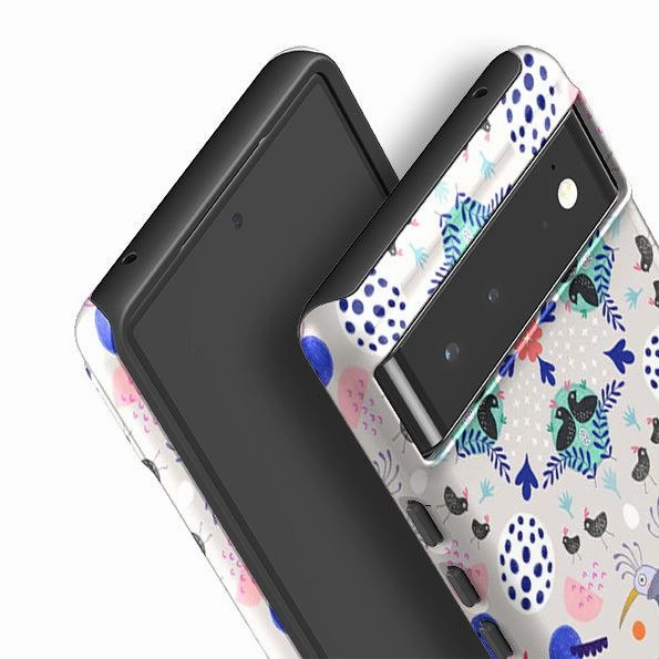 Compact Texture Layer Elegant Texture Google Tough Case -  Crazybird Pattern By Mia Underwood
