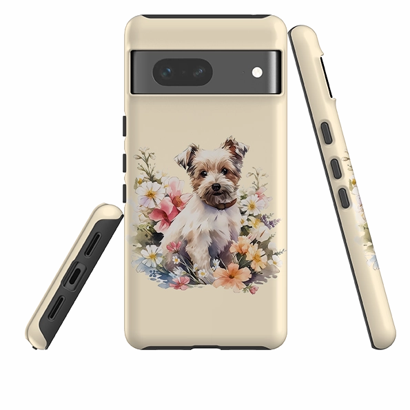 Google Tough  Case - Cute Dog E Protective Build Soft Protection