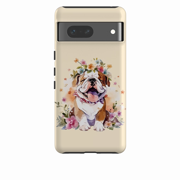 Glossy Look Trendy Layer Google Tough  Case - Cute Dog F