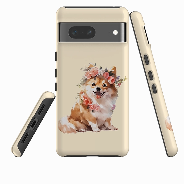 Google Tough  Case - Cute Dog H Soft Layered Design Luxury Pattern