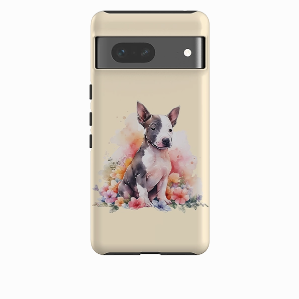 Minimal Feel Luxury Edge Texture Google Tough  Case - Cute Dog I