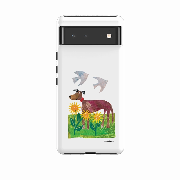 Premium Grip Google Tough Case -  Days Of Dogs I By Tracey English