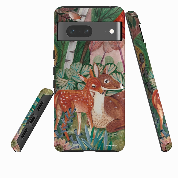 Google Tough Case -  Deer By Caroline Bonne Muller Stylish Detail Layer Stylish grip