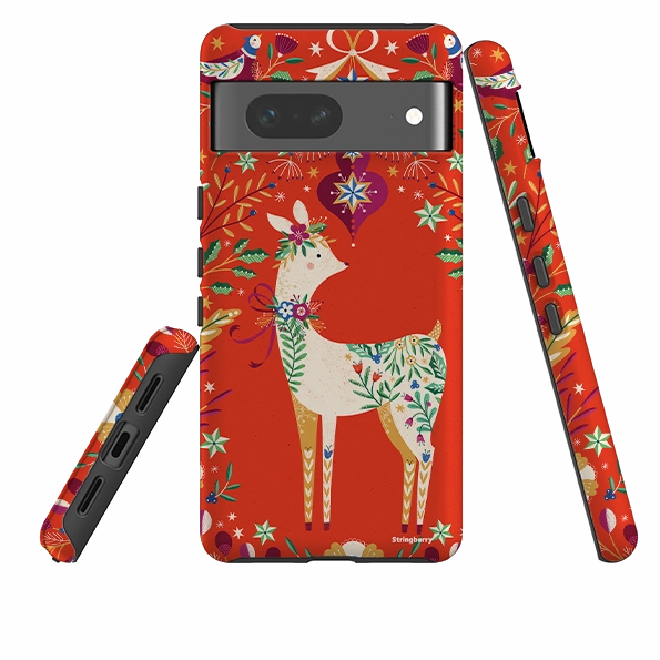 Google Tough Case -  Deer II By Ali Brookes Bold colors
