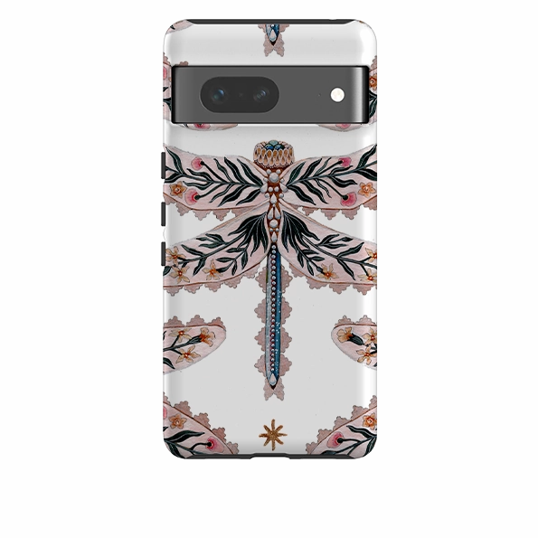 Google Tough Case -  Dragonfly Pattern By Maria Matos Impact Resistant Minimal Detail Texture