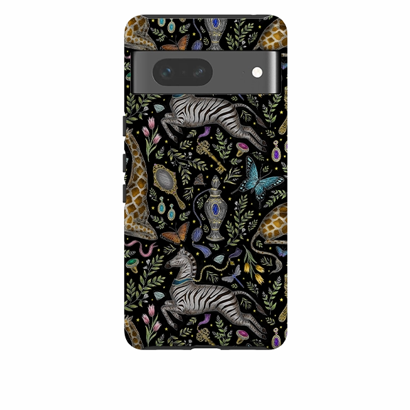 Elegant Touch Comfort Pattern Texture Google Tough Case -  Dressing Table Black By Catherine Rowe