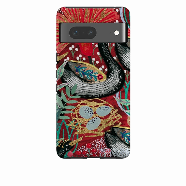 Tactile Feel Google Tough Case - Eight Geese A Laying By Emma Frances Grant