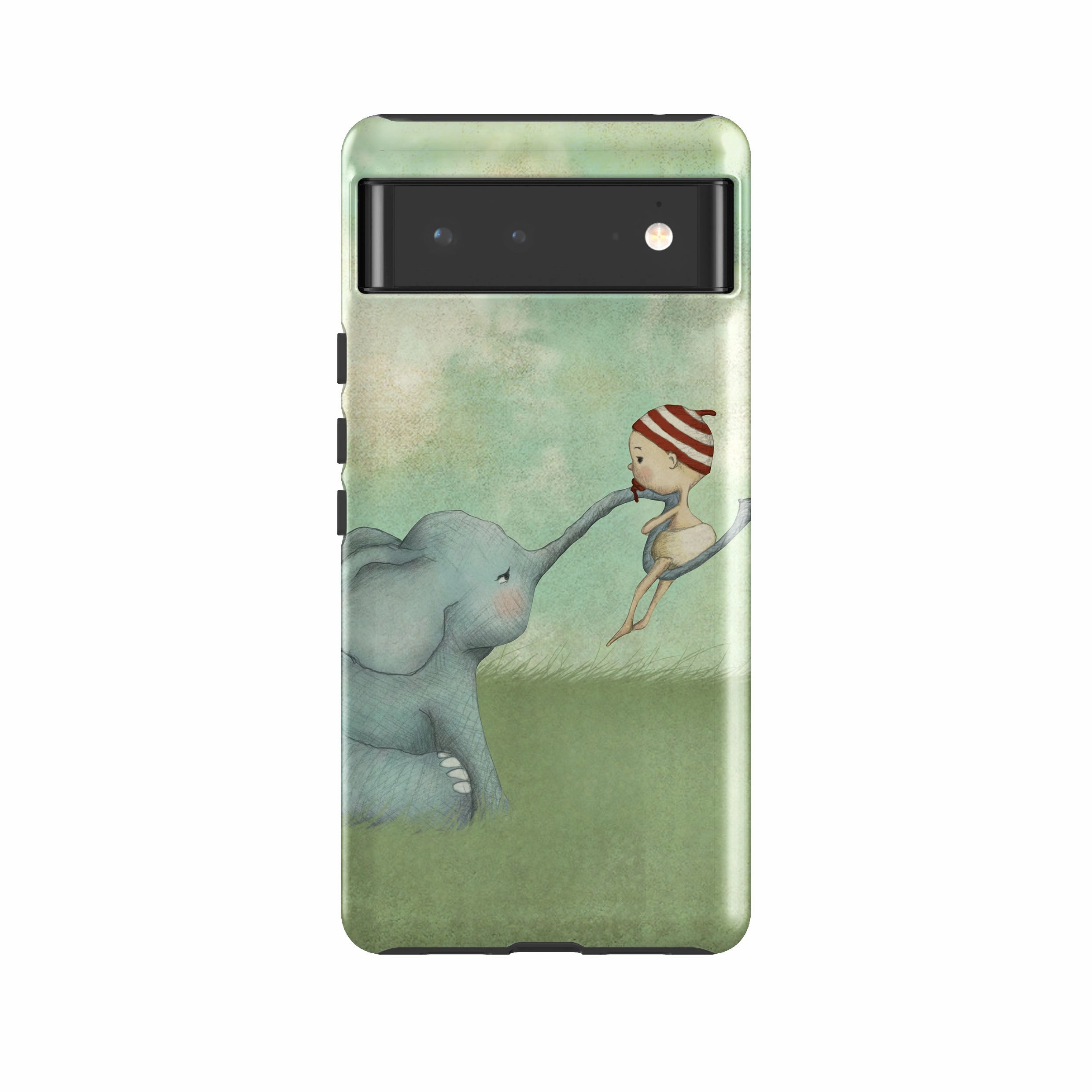 Google Tough Case -  Elephant Baby By Maja Lindberg Durable Edge Texture