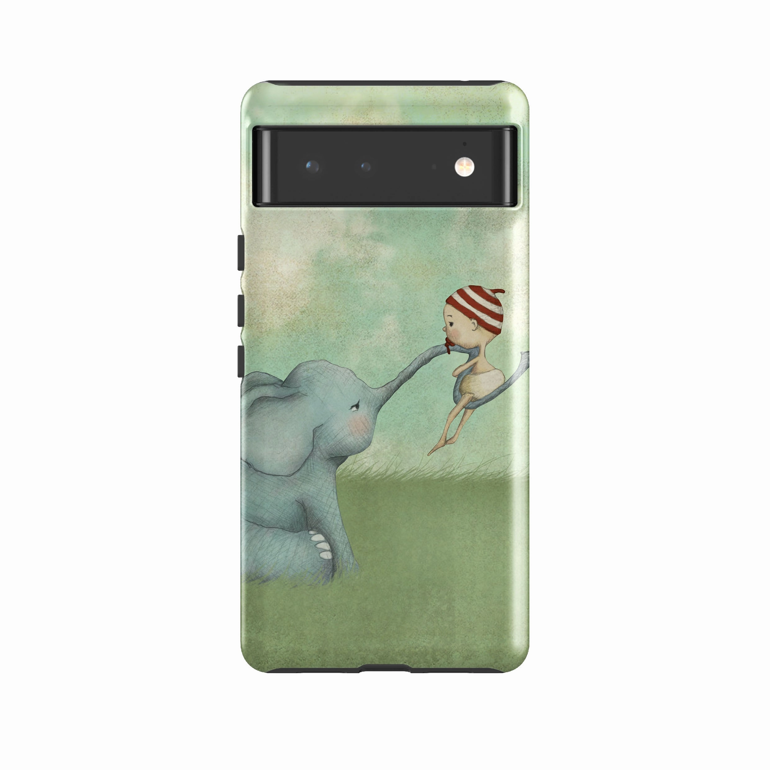 Camera Protection Elegant Build Google Tough Case -  Elephant Baby By Maja Lindberg