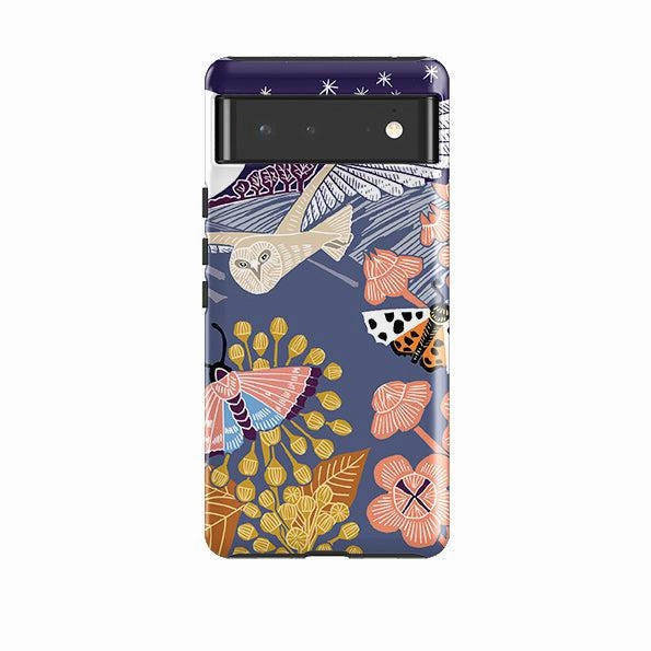 Google Tough Case -  Evening Barn Owl By kate Heiss Stylish Grip Texture