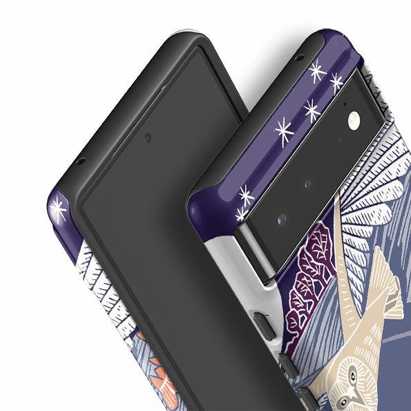 Google Tough Case -  Evening Barn Owl By kate Heiss Stylish Look