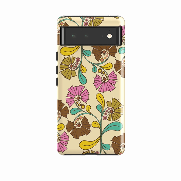 Google Tough Case -  Fan Flower By Amelia Bowman Shockproof Edge Fashion Statement