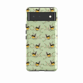 Daily Style Google Tough Case -  Fantail By Katherine Quinn