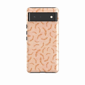 Google Tough Case -  Feathers Pink By Katherine Quinn Polished Finish Ergonomic grip