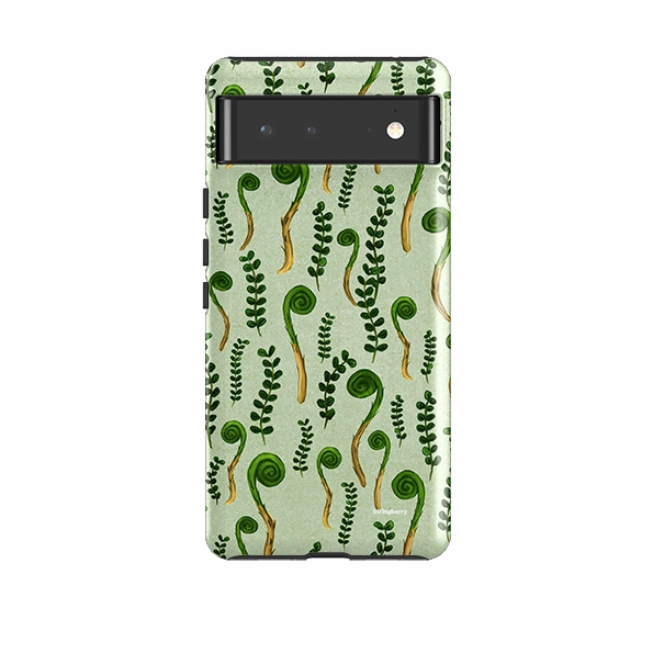 Google Tough Case -  Fern Fronds By Katherine Quinn Clear Finish Simple Finish