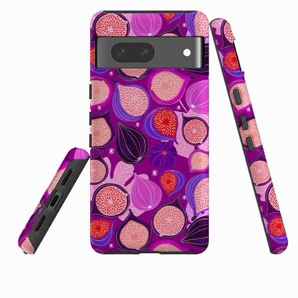 Urban Style Everyday Protection Google Tough Case -  Ficolino Purple Pattern By Madalina Andronic