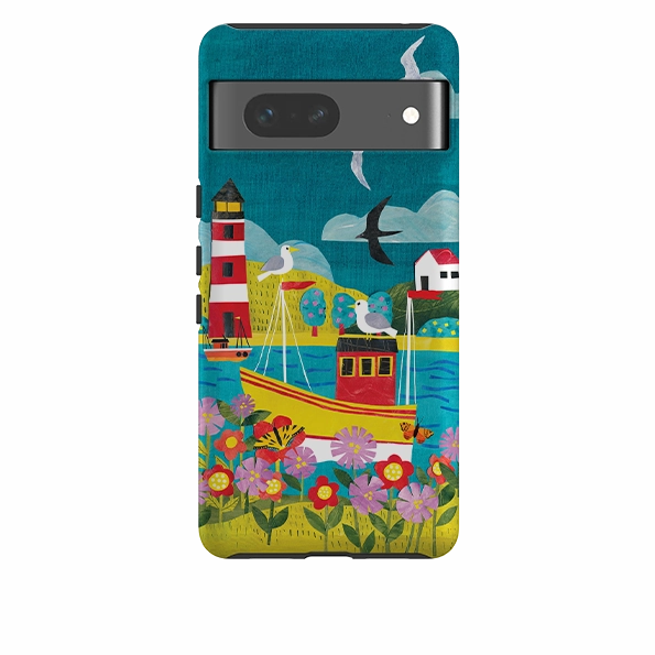 Google Tough  Case - Fishing Boat By Tracey English Durable Pattern Texture Polished Layer