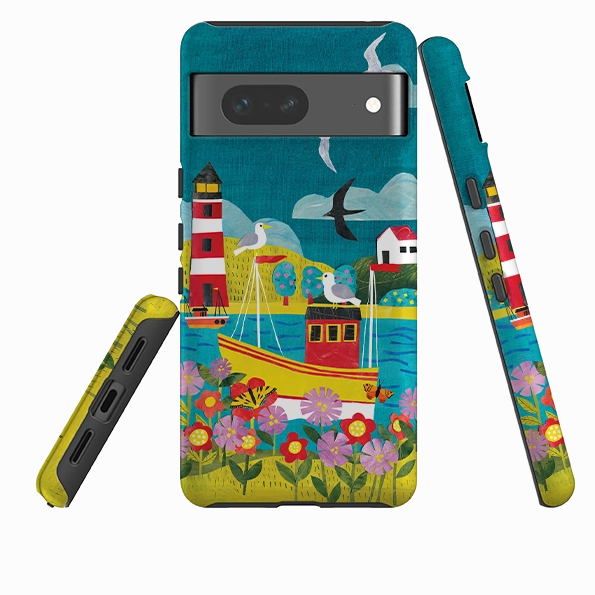 Google Tough  Case - Fishing Boat By Tracey English Polished Style