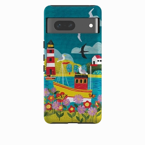 Minimal Look Google Tough  Case - Fishing Boat By Tracey English