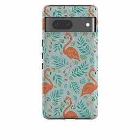 Google Tough Case -  Flamingo Pattern By Catherine Rowe Flexible Build Form Protective Form