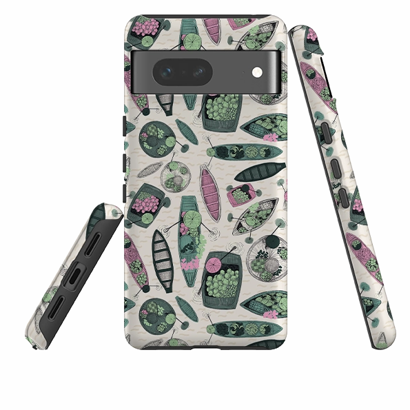 Stylish Grip Texture Google Tough Case -  Floating Markets B By Jade Mosinski