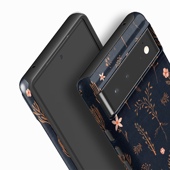 Google Tough Case -  Floral Light Orange And Pink By Katherine Quinn Protective Look