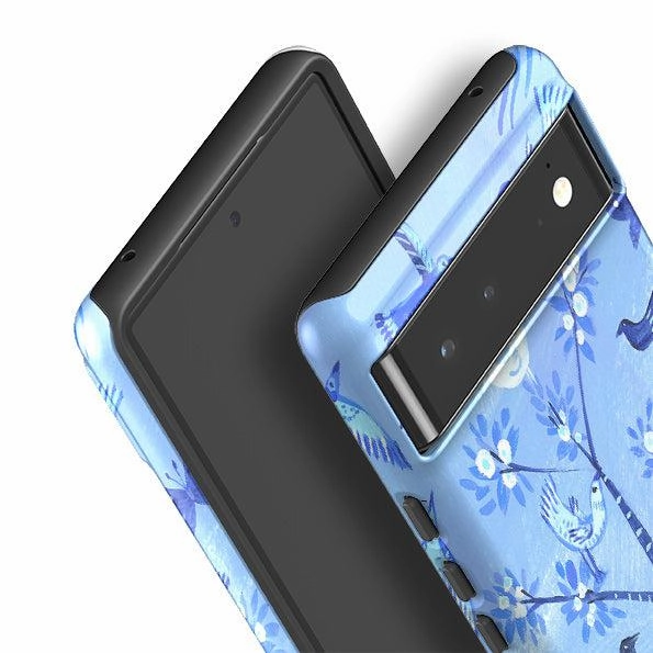 Google Tough Case -  Folk Art By Mary Stubberfield Rugged Build