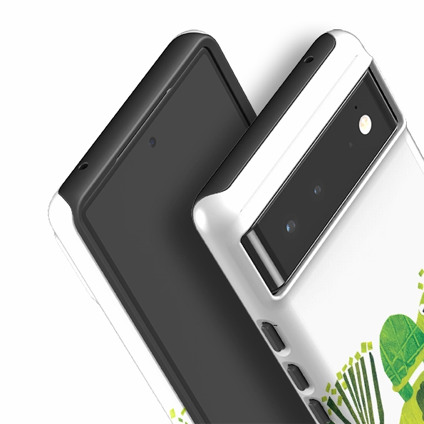 Google Tough Case -  Folk Tortoise By Tracey English Hybrid Edge Finish