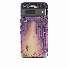 Google Tough Case -  Forest Cat By Mary Stubberfield Modern Texture Build Portable Layer