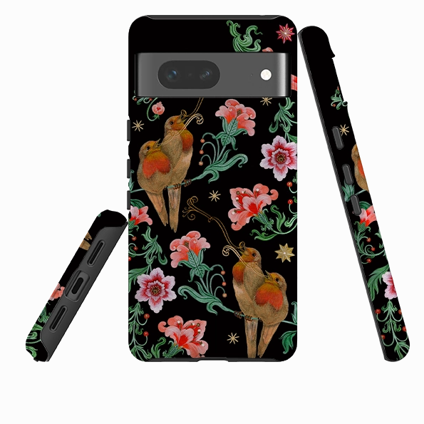 Google Tough  Case - Four Calling Birds By Maria Matos Classic Design Fashion Touch