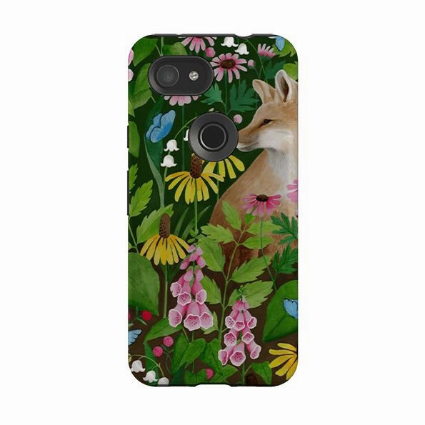 Google Tough Case -  Fox And Foxgloves By Bex Parkin Slim Fitment Lightweight Feel