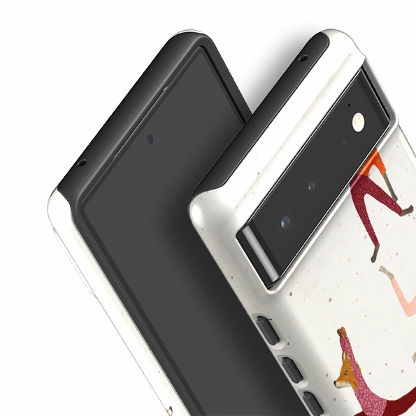 Everyday Look Durable Finish Layer Google Tough Case -  Fox Yoga By Katherine Quinn