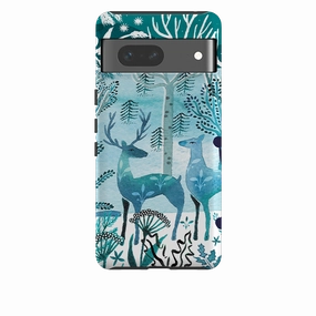 Gloss Finish Texture Recyclable Material Google Tough Case - Frosted Branches By Emma Frances Grant