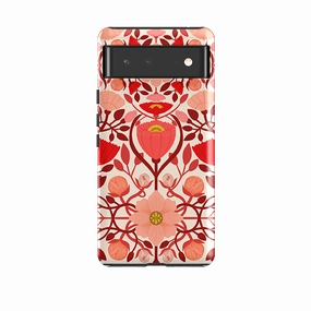 Handcrafted Design Google Tough Case -  Full Bloom By Nina Pace