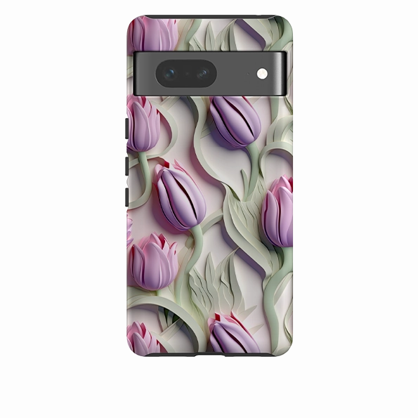 Glossy Look Smooth Look Texture Google Tough  Case - Giethoorn Tulips